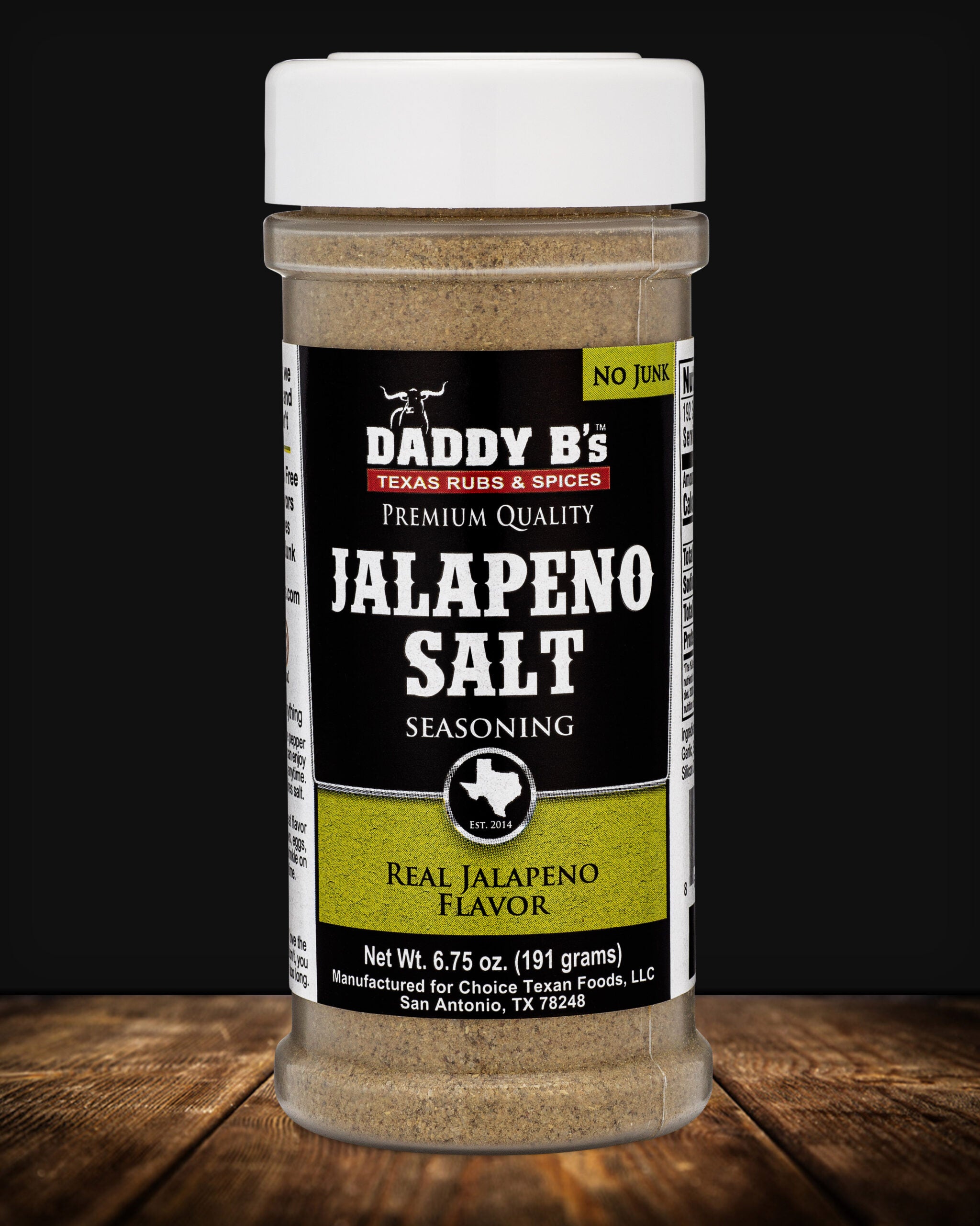 Jalapeno Salt – Daddy B's Texas Rubs & Spices